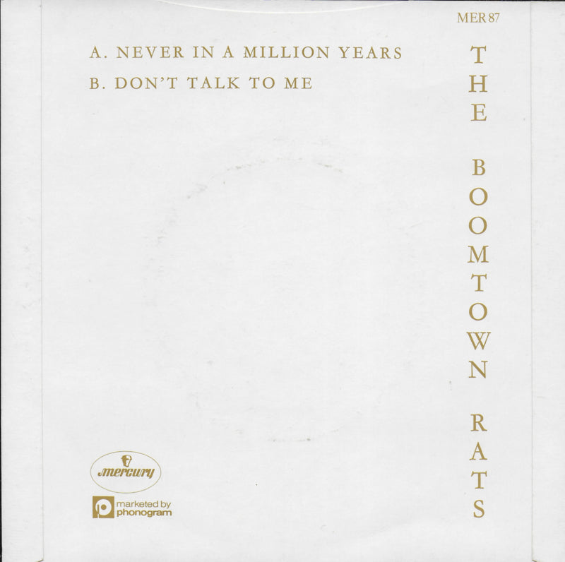Boomtown Rats - Never in a million years