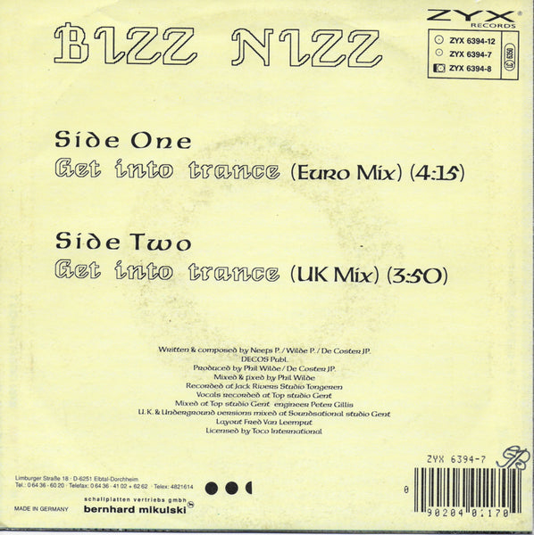 Bizz Nizz - Get into trance