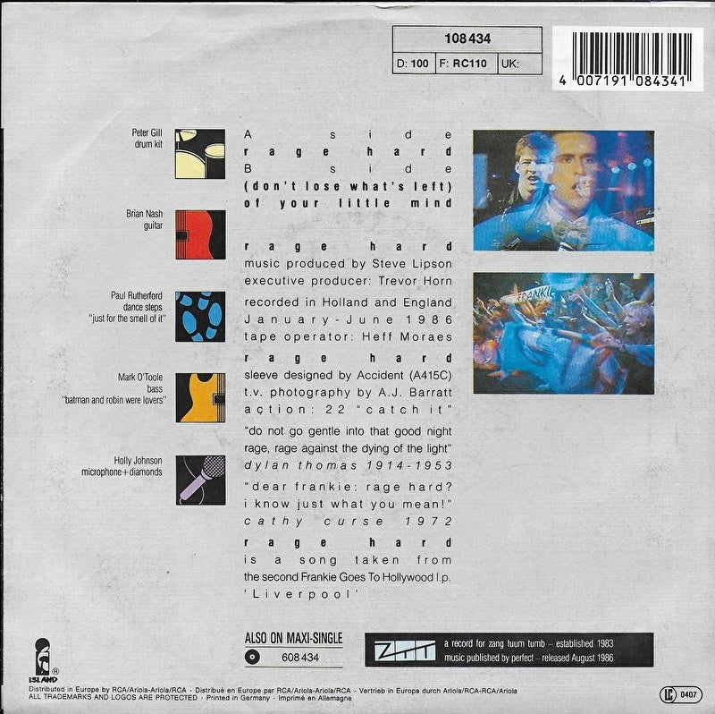 Frankie goes to Hollywood - Rage hard