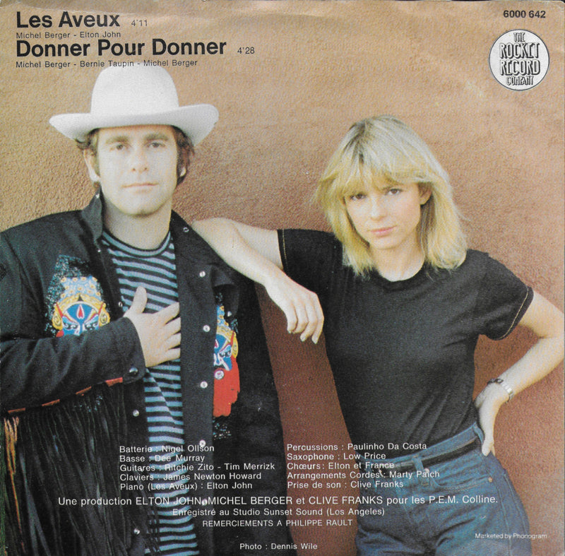 Elton John & France Gall - Les Aveux