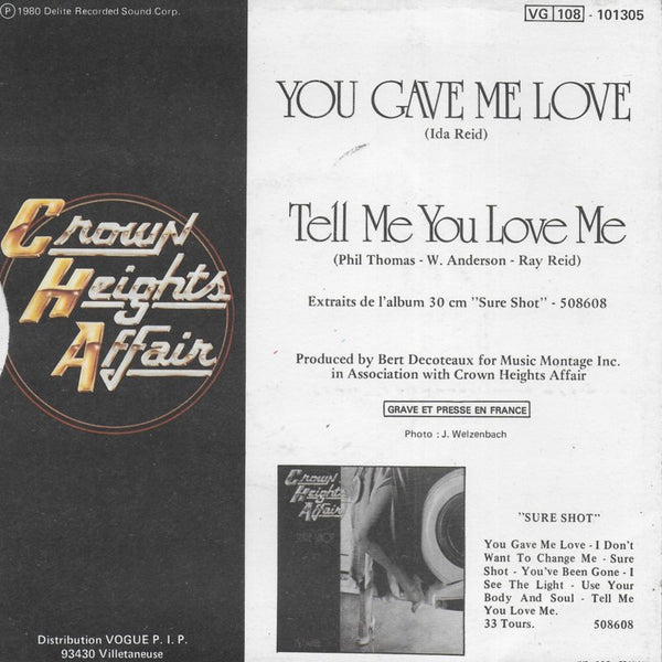 Crown Heights Affair - You gave me love
