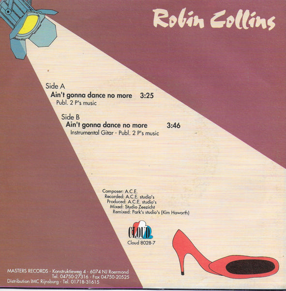 Robin Collins - Ain't gonna dance no more