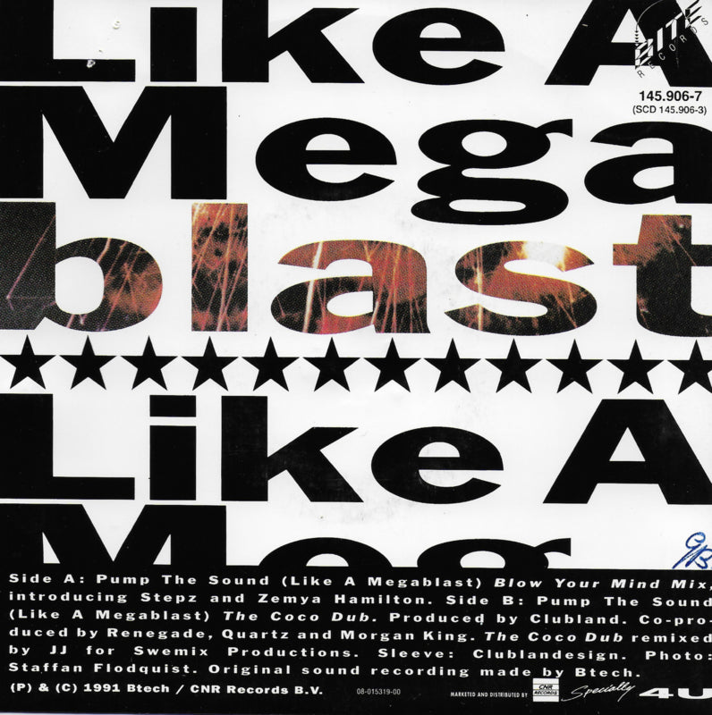 Clubland - Pump the sound (like a megablast)