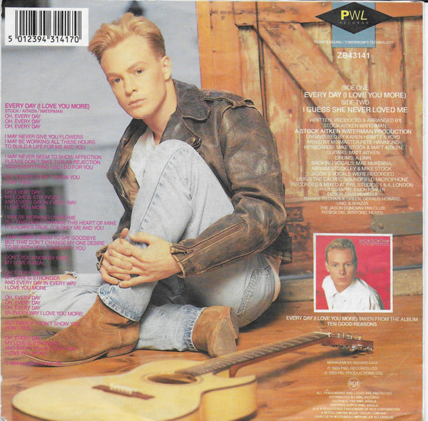 Jason Donovan - Every day (i love you more)