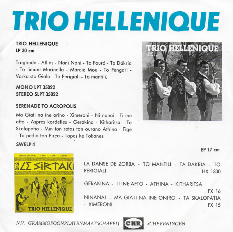 Trio Hellenique - La danse de zorba