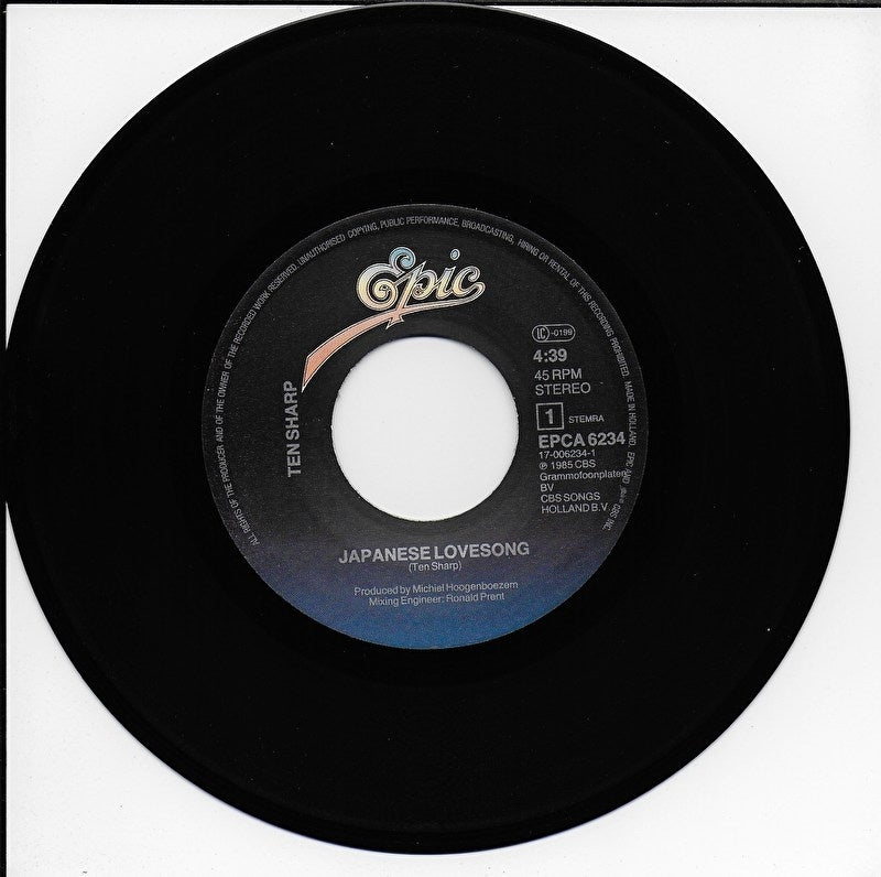 Ten Sharp - Japanese lovesong