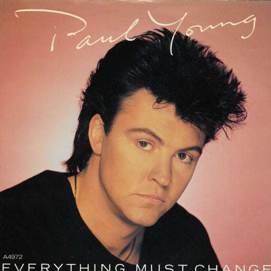 Paul Young - Everything must change (Engelse uitgave)