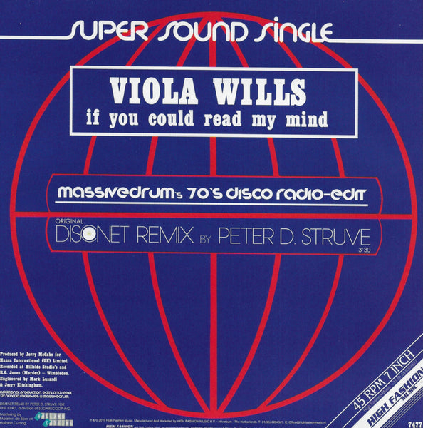 Viola Wills - If you could read my mind (Massivedrum's 70's disco edit)