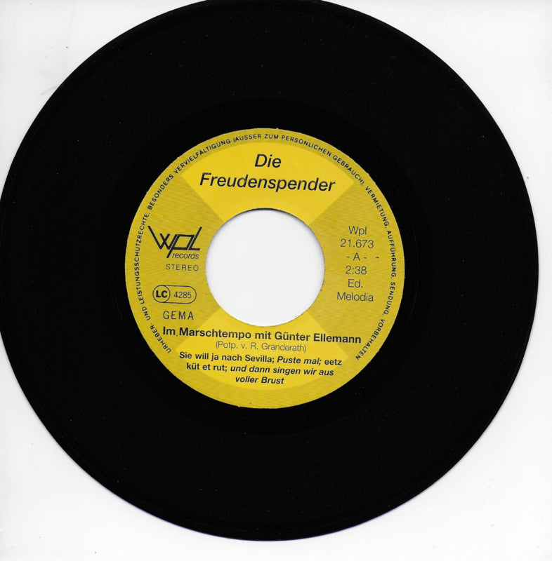 Die Freudenspender - Im marschtempo mit Günter Ellemann