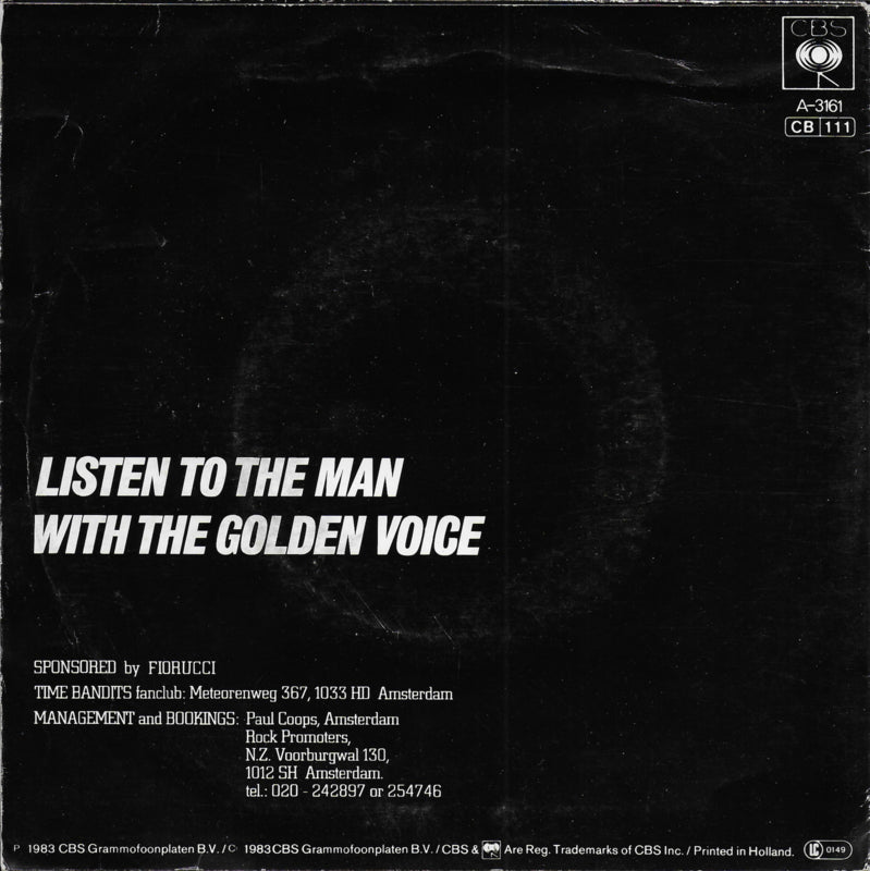 Time Bandits - Listen to the man with the golden voice
