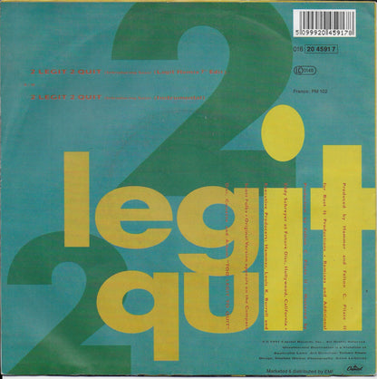 MC Hammer - 2 legit 2 quit