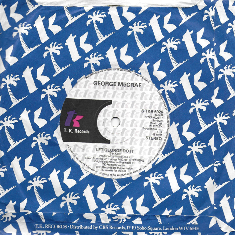 George McCrae - Let's dance (people all over the world) (Engelse uitgave)