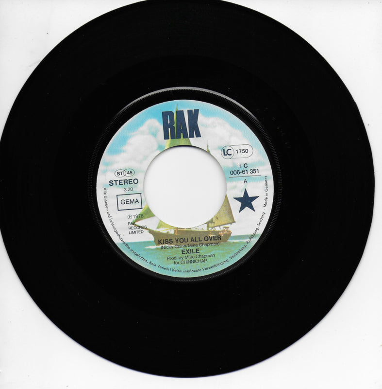 Exile - Kiss you all over (Duitse uitgave)