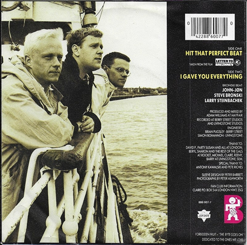 Bronski Beat - Hit that perfect beat