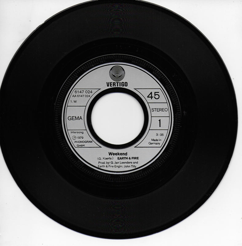 Earth & Fire - Weekend (Duitse uitgave)