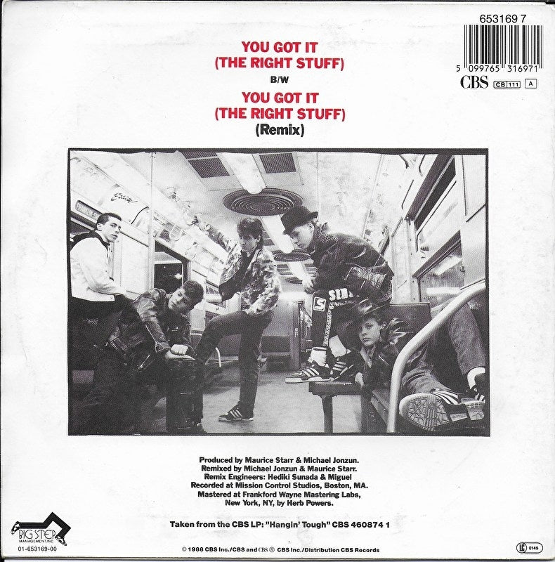 New Kids On The Block - You got it (the right stuff)