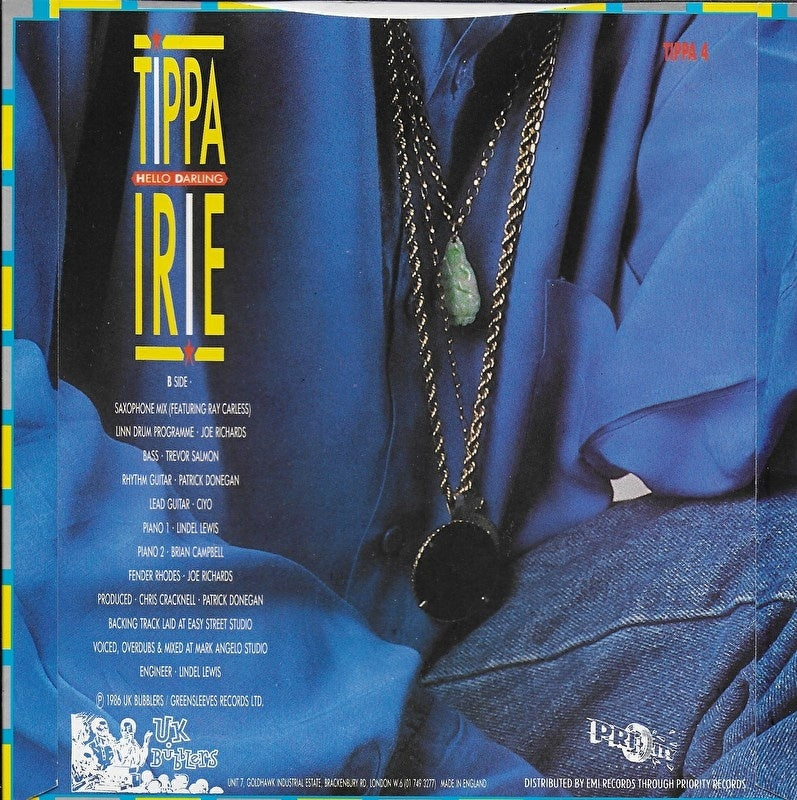 Tippa Irie - Hello darling (Engelse uitgave)