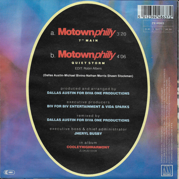 Boyz II Men - Motownphilly (Duitse uitgave)