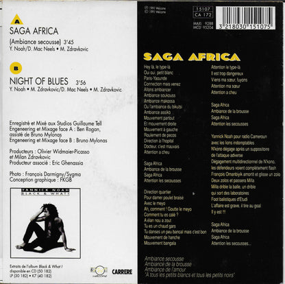 Yannick Noah - Saga Africa (ambiance secousse)