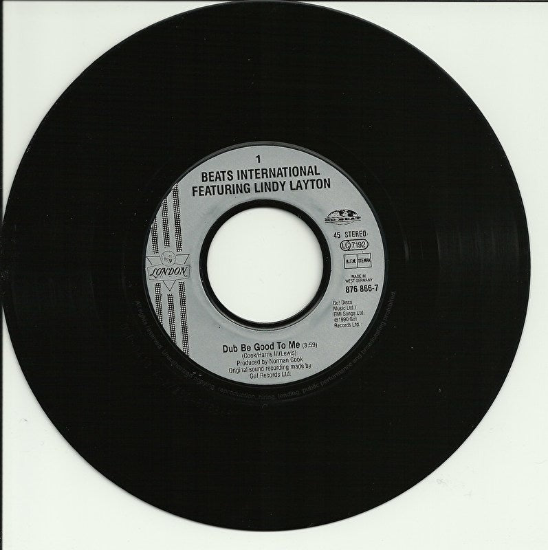 Beats International - Dub be good to me