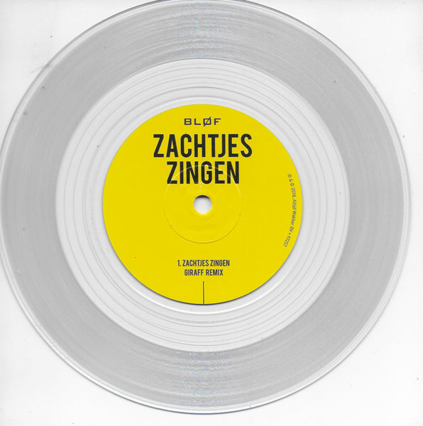 Bløf - Zachtjes zingen (Limited edition, Clear vinyl)