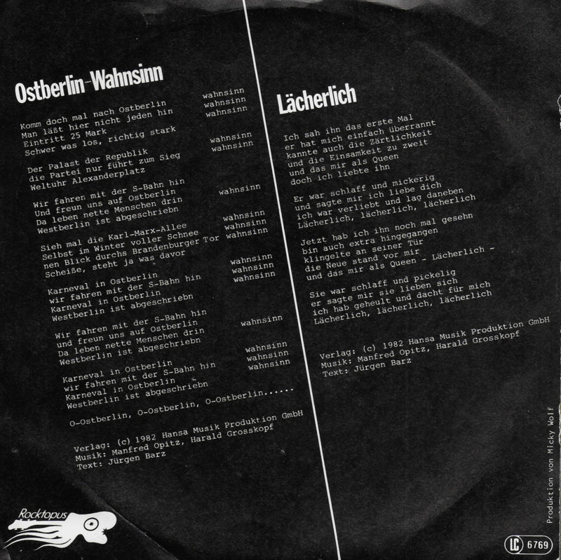 Lilli Berlin - Ostberlin-Wahnsinn
