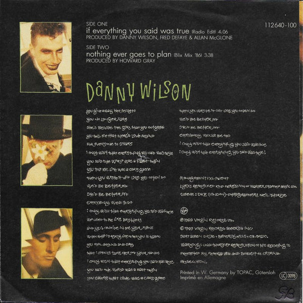 Danny Wilson - If everything you said was true