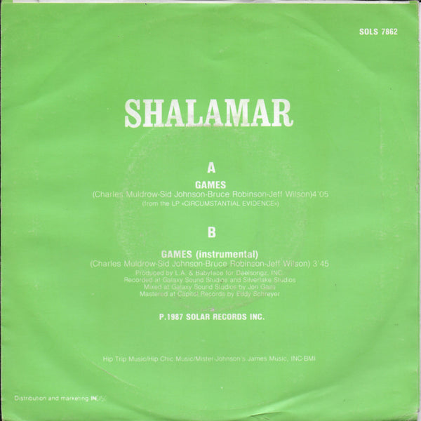 Shalamar - Games