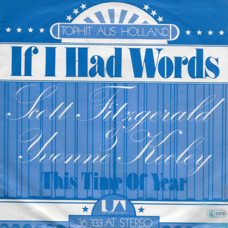 Scott Fitzgerald & Yvonne Keeley - If i had words (Duitse uitgave)