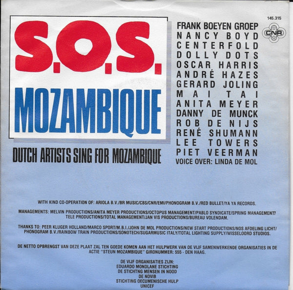 Dutch artists sing for Mozambique - S.O.S. Mozambique