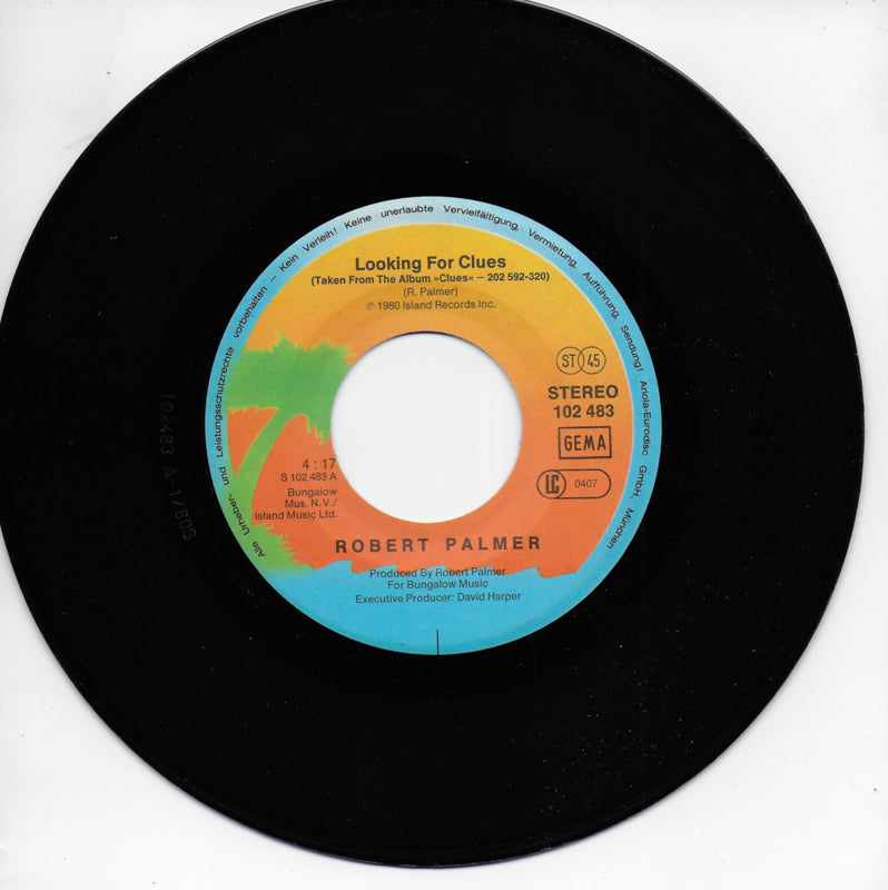 Robert Palmer - Looking for clues (Duitse uitgave)