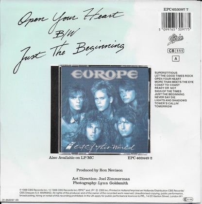 Europe - Open your heart