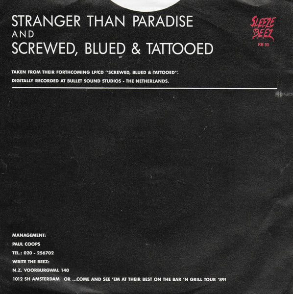 Sleeze Beez - Stranger than paradise