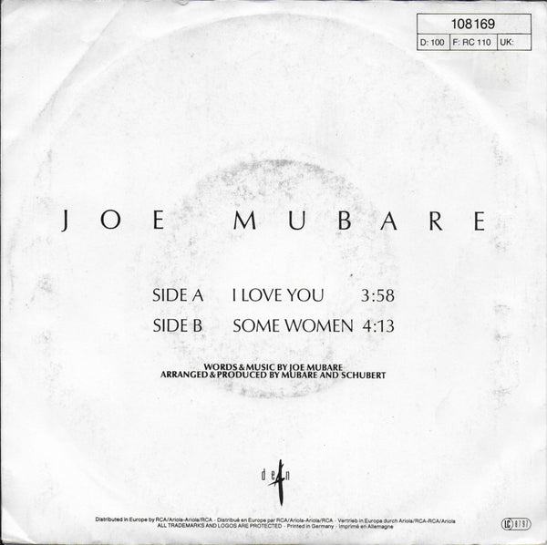 Joe Mubare - I love you