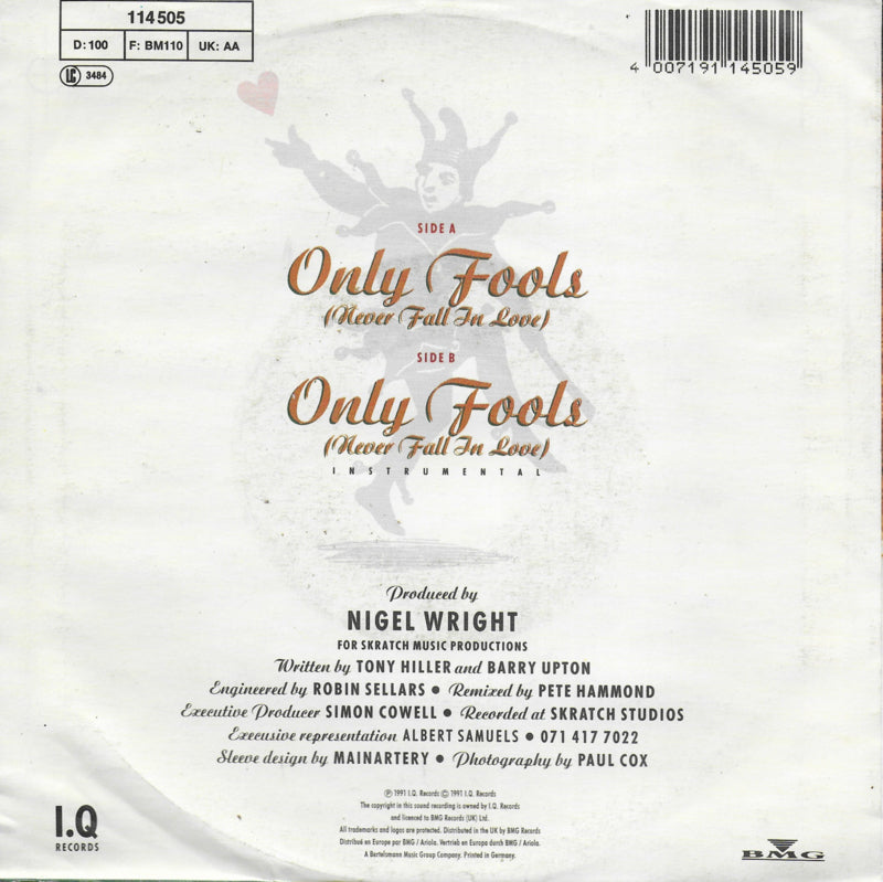 Sonia - Only fools (never fall in love)