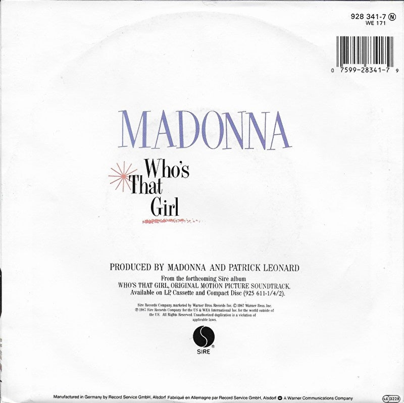 Madonna - Who's that girl