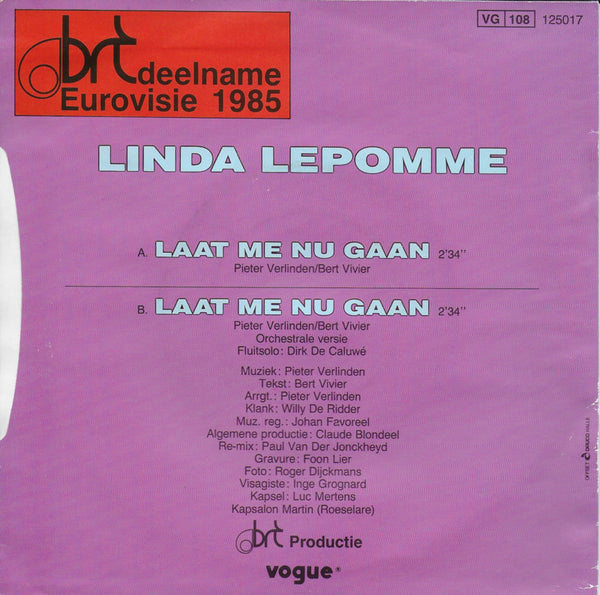 Linda Lepomme - Laat me nu gaan