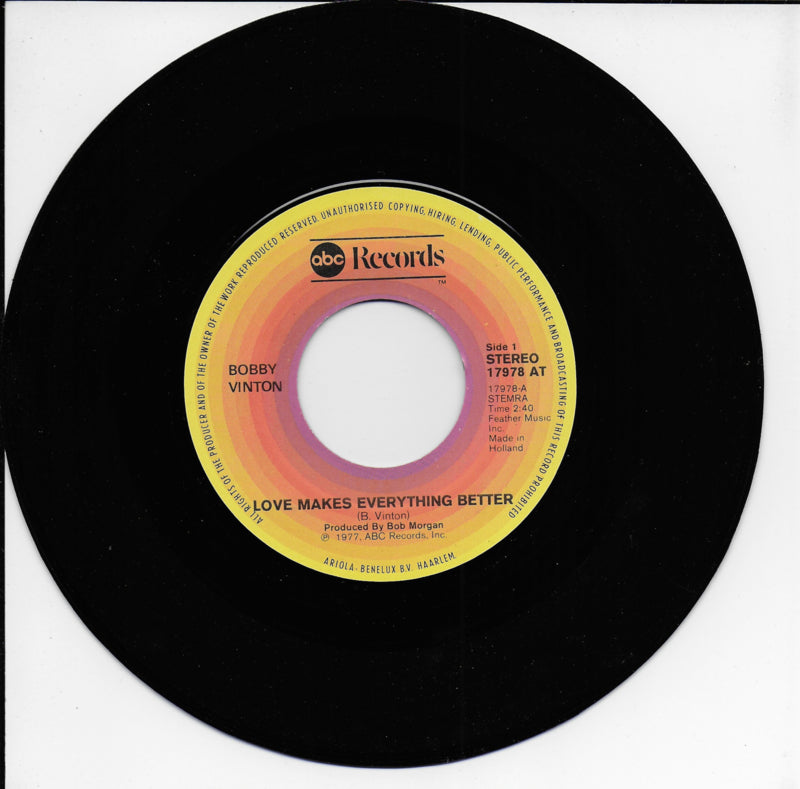 Bobby Vinton - Love makes everything better