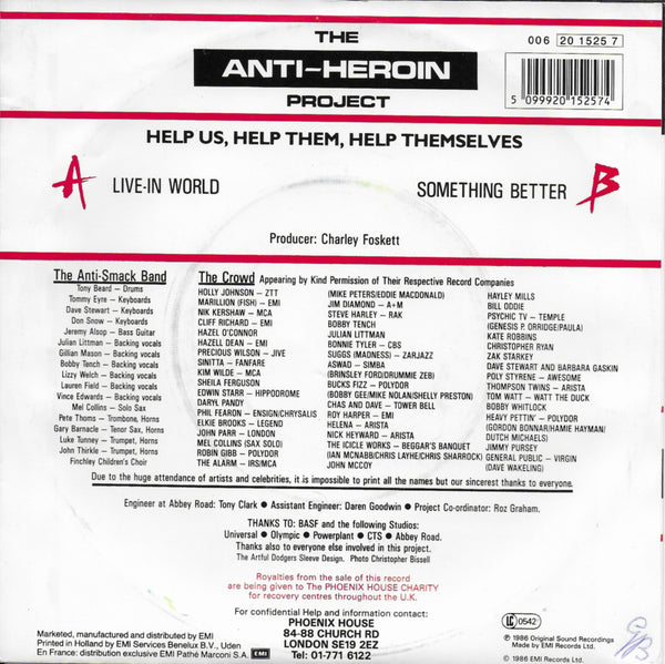 Anti-Heroin Project - Live-in world