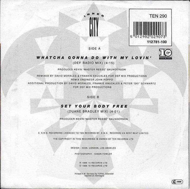 Inner City - Whatcha gonna do with my lovin'