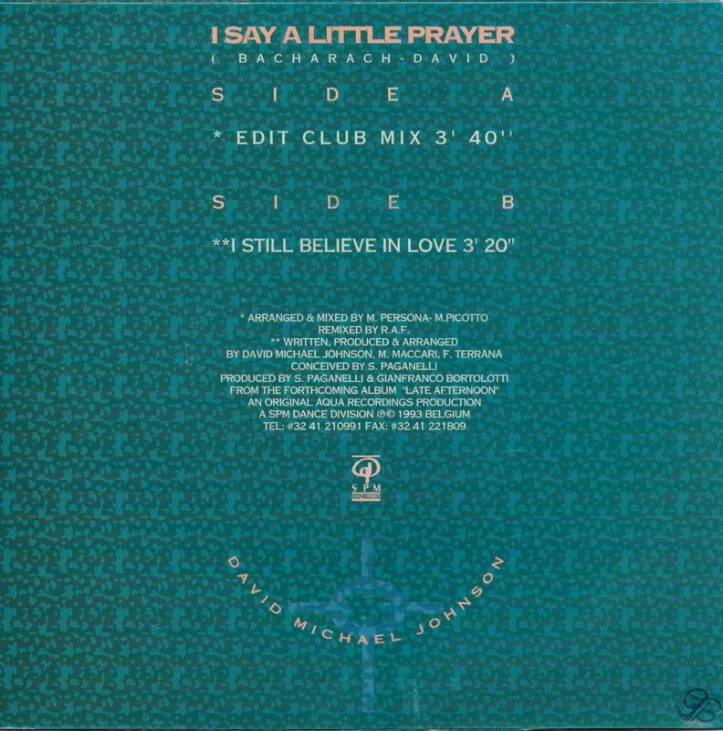 David Michael Johnson - I say a little prayer