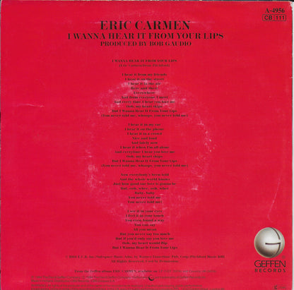 Eric Carmen - I wanna hear it from your lips