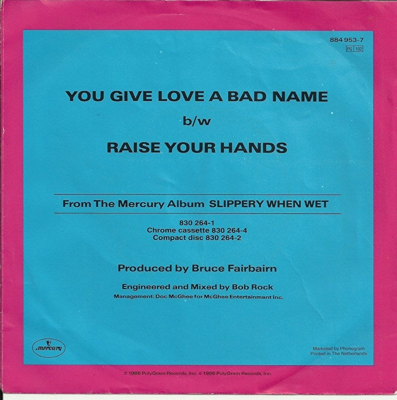 Bon Jovi - You give love a bad name