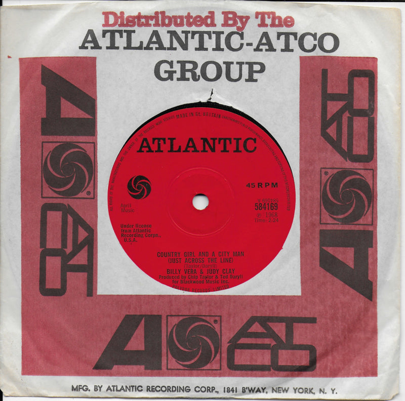 Billy Vera & Judy Clay - Country girl and a city man (just across the line)