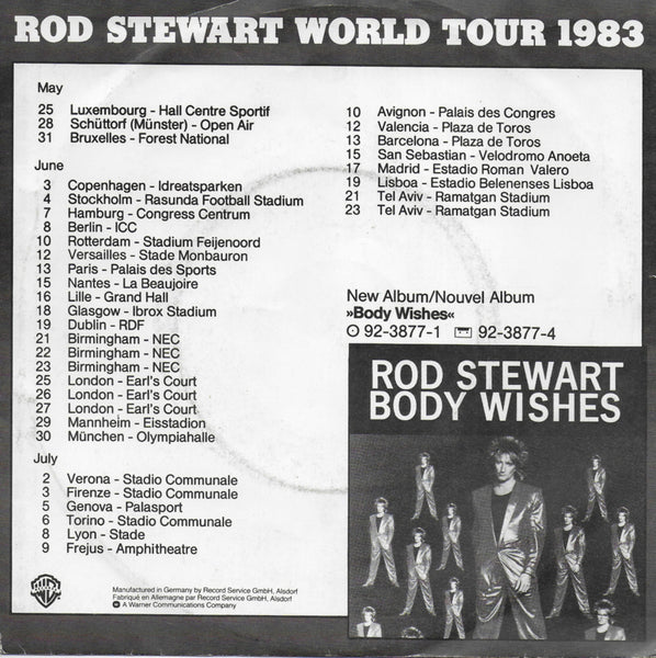 Rod Stewart - Baby Jane (Duitse uitgave)