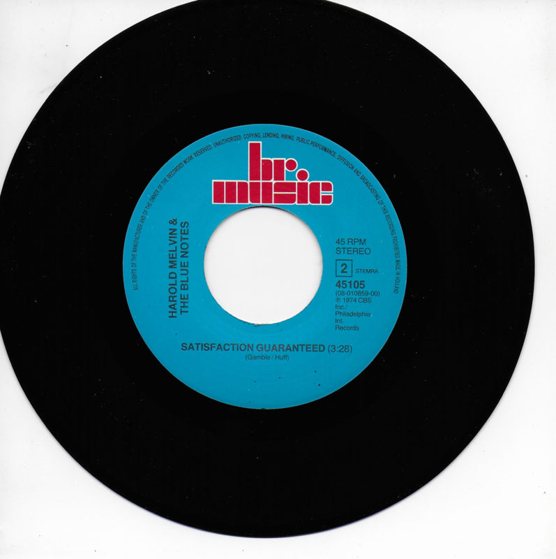 Harold Melvin and the Blue Notes - If you don't know me by now / Satisfaction guaranteed