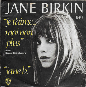 Jane Birkin - Je t'aime moi non plus (1974 uitgave)