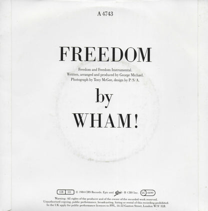 Wham! - Freedom (Engelse uitgave)