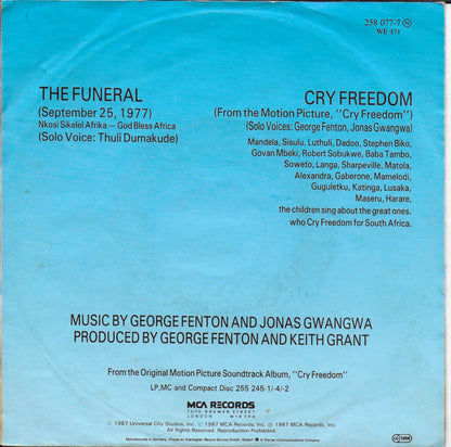 Cry Freedom - The funeral