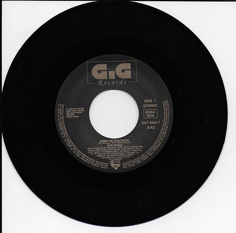 Edelweiss - Bring me edelweiss